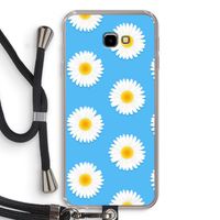 Margrietjes: Samsung Galaxy J4 Plus Transparant Hoesje met koord