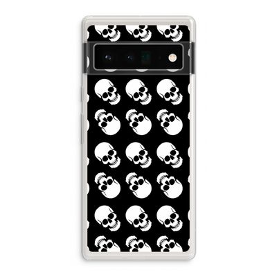 Musketon Skulls: Google Pixel 6 Pro Transparant Hoesje