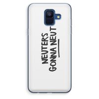 Neuters: Samsung Galaxy A6 (2018) Transparant Hoesje Neuters: Samsung Galaxy A6 (2018) Transparant Hoesje