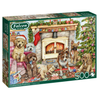 Christmas Puppies Puzzel 500 Stukjes