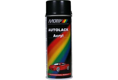 Motip 51050 Lakspray Kompakt Zwart Metallic 400 ml 51050