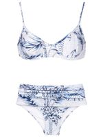 Lygia & Nanny bas de bikini à imprimé palmier - Bleu Lygia & Nanny bas de bikini à imprimé palmier - Bleu