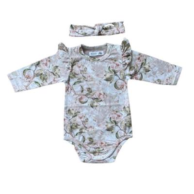 Ewa romper magnolia print