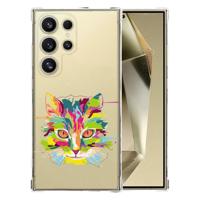 Samsung Galaxy S25 Ultra Hoesje - Cat Color TPU Antishock