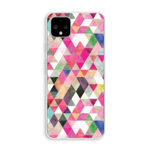 Gekleurde driehoekjes: Pixel 4 XL Transparant Hoesje