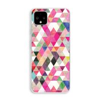 Gekleurde driehoekjes: Pixel 4 XL Transparant Hoesje