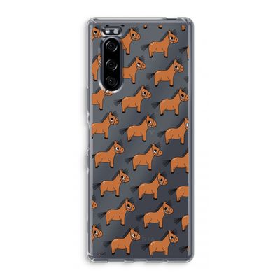 Pony: Sony Xperia 5 Transparant Hoesje