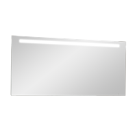 Storke Lucio rechthoekig badkamerspiegel 150 x 65 cm met spiegelverlichting