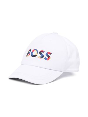 BOSS Kidswear casquette à logo imprimé - Blanc