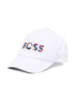 BOSS Kidswear casquette à logo imprimé - Blanc