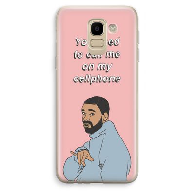 Hotline bling: Samsung Galaxy J6 (2018) Transparant Hoesje