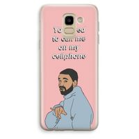Hotline bling: Samsung Galaxy J6 (2018) Transparant Hoesje