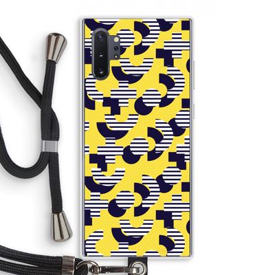 8-bit N°3: Samsung Galaxy Note 10 Plus Transparant Hoesje met koord
