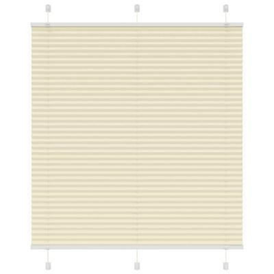 Pliss rolgordijn 120x150cm stofbreedte 119,4cm polyester crme