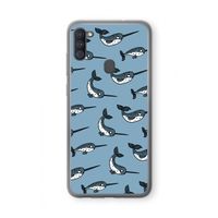 Narwhal: Samsung Galaxy A11 Transparant Hoesje Narwhal: Samsung Galaxy A11 Transparant Hoesje