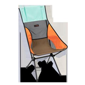 Helinox Sunset Chair Campingstoel 4 poot/poten Zwart, Blauw, Grijs, Muntkleur, Oranje
