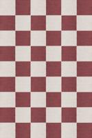 Layered - Vloerkleed Chess Wool Rug Burgundy - 140x200 cm - thumbnail