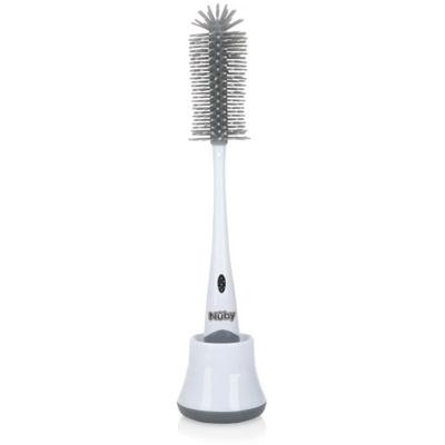 Reinigingsborstel - NUBY - Voor 2-in-1 Fles en Speen met Hygiënische Houder