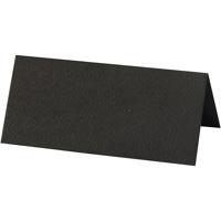 Creativ Company Naamkaarten, afm 9x4 cm, 220 gr, zwart, 20 stuk/ 1 doos