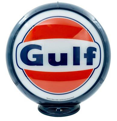 Gulf Logo Benzinepomp Bol - PVC Lensen - Officieel Gelicenseerd