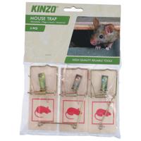 Kinzo muizenval 3 stuks in zakje