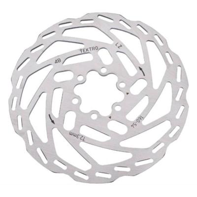 Tektro schijfrem rotor tr160-54 ø160/2.3mm, zilver