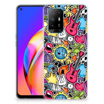 OPPO A94 5G | Reno5 Z | Sillicone Back Cover | Punk Rock OPPO A94 5G | Reno5 Z | Sillicone Back Cover | Punk Rock