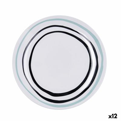 Dinerbord Bidasoa Zigzag Multicolour Keramisch Ø 26,5 cm (12 Stuks)