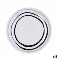 Dinerbord Bidasoa Zigzag Multicolour Keramisch Ø 26,5 cm (12 Stuks)