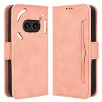 Nothing Phone (2a) Cardholder Series Portemonnee Hoesje - Roze