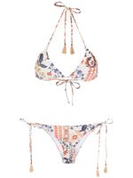 Lygia & Nanny bikini Maya à détail de pompon - Tons neutres