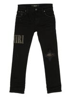 AMIRI KIDS jean à patch logo - Noir