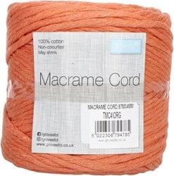 Trimits Macramé Cord Cotton 87m x 4mm 09 Burnt Orange