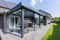 Verasol Linea aluminium veranda 700x400 cm Optisch vlak glasdak Aluminium Verasol