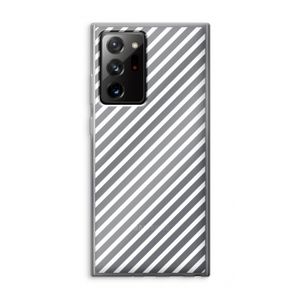 Strepen zwart-wit: Samsung Galaxy Note 20 Ultra / Note 20 Ultra 5G Transparant Hoesje