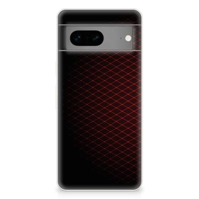 Google Pixel 7 | TPU bumper | Geruit Rood