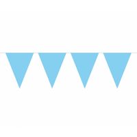 Baby blauwe vlaggenlijn 10 meter - Vlaggenlijnen