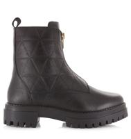 Shoecolate - Leren boots met front zip Leer Dames