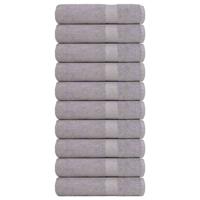 Handdoeken 10 st 50x100 cm 360 g/m 100% katoen grijs Handdoeken 10 st 50x100 cm 360 g/m 100% katoen grijs