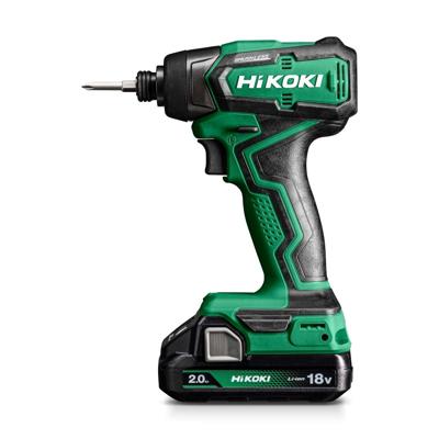 Hikoki WH18DD WRZ Accu slagschroevendraaier | 18V | 140 Nm | 1/4" | 2 BSL1820M accu&apos;s en lader | In HSC II koffer. - WH18DDWRZ