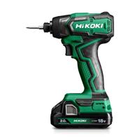 Hikoki WH18DD WRZ Accu slagschroevendraaier | 18V | 140 Nm | 1/4" | 2 BSL1820M accu&apos;s en lader | In HSC II koffer. - WH18DDWRZ