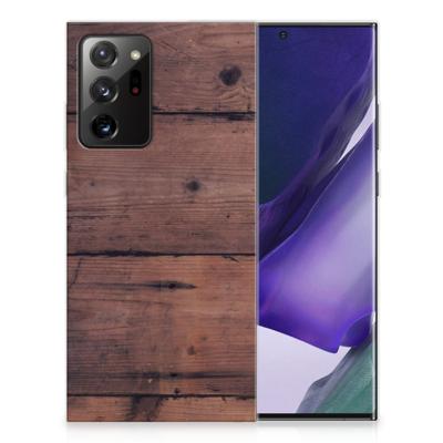 Samsung Galaxy Note20 Ultra | Bumper Hoesje | Old Wood