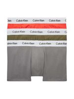 Calvin Klein - 3p Low Rise Trunk - Cotton Stretch - 6GL, Maat:S