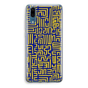 Majorelle Blue Print: Huawei P20 Transparant Hoesje