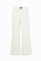 Flared push-up jeans - WHITE - 42
