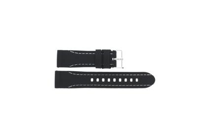 Horlogeband Universeel JD091.01.09 Silicoon Zwart 20mm