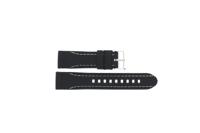 Horlogeband Universeel JD091.01.09 Silicoon Zwart 20mm
