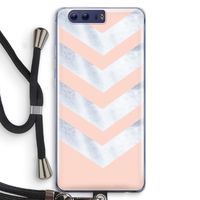 Marmeren pijlen: Honor 9 Transparant Hoesje met koord