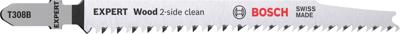 Bosch Accessoires Expert 'Wood 2-side clean' T 308 B decoupeerzaagblad 3-delig - 1 stuk(s) - 2608900550