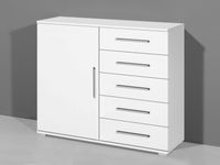 Commode MINOTOR 1 deur en 5 lades wit